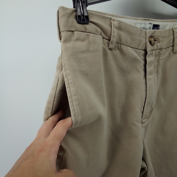 GAP Kids Easy Fit 100% Cotton Boys 14 Regular Tan Shorts Interior Buttons - Picture 4 of 8
